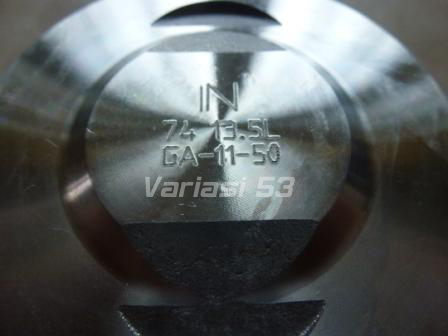 Sparepart Variasi Motor Piston Lhk Pin 15 Diameter 74 Mm