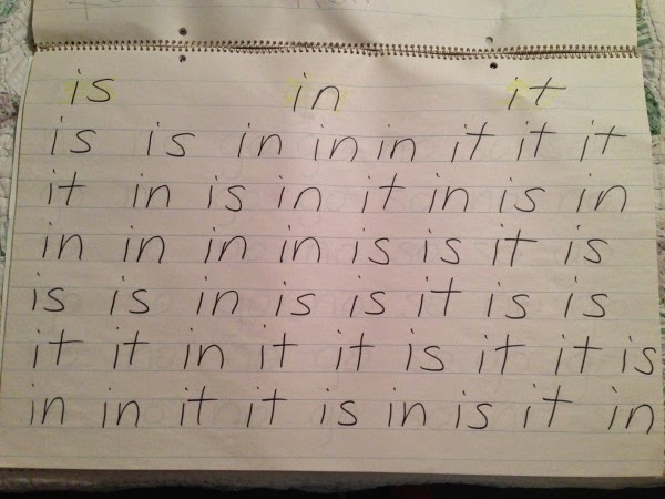 Kindergarten and Mooneyisms: Reading Chart - Week 4