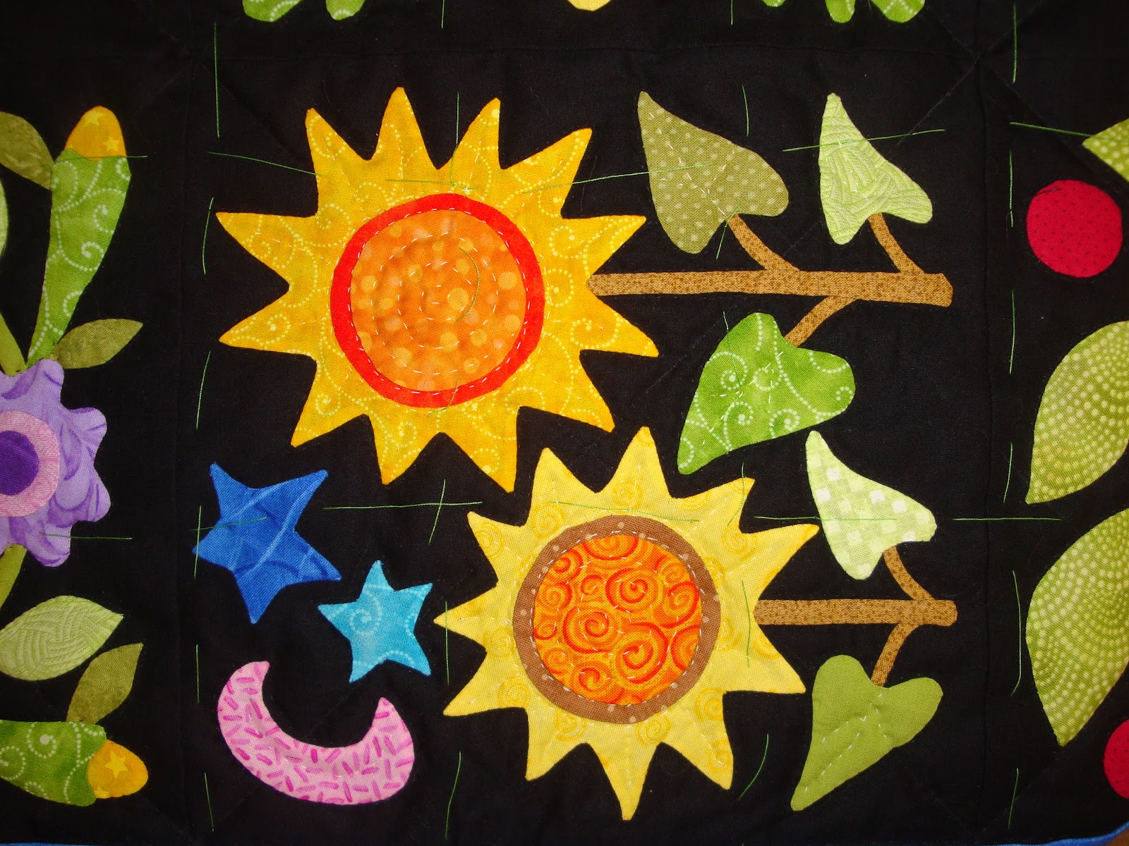 FABRIC THERAPY "Invisible" hand quilting...