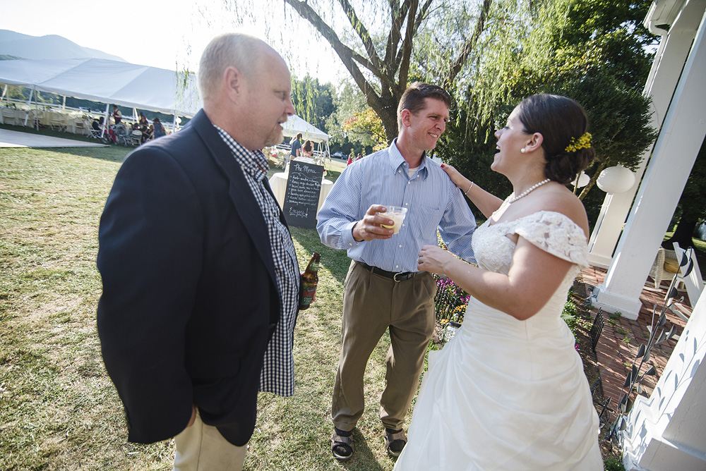 Front Royal Wedding Kevin and Tambi Reception at The Mint House