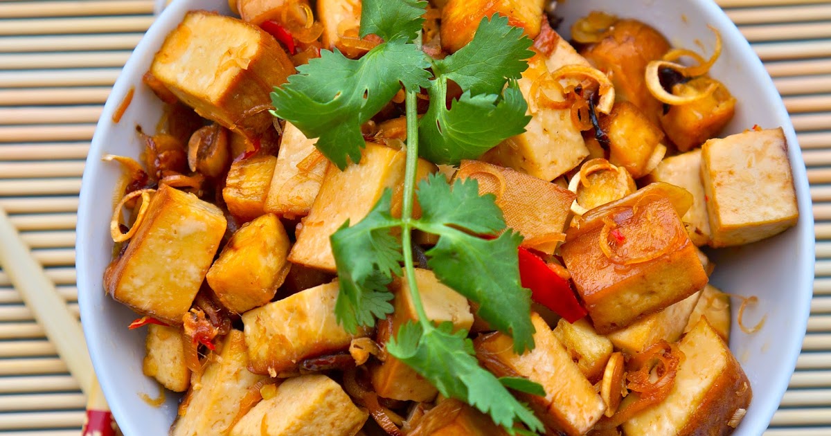 Fried Tofu with lemon grass