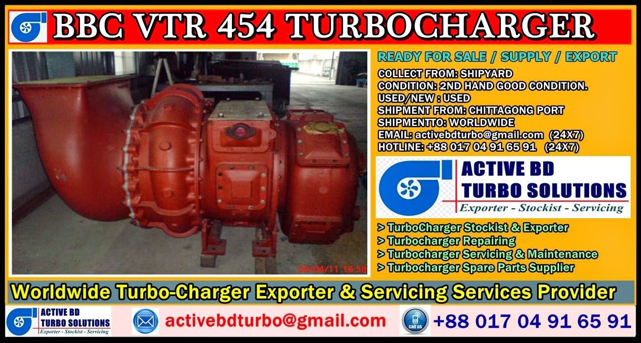 BBC VTR 454 TURBOCHARGER ACTIVE BD TURBO SOLUTIONS