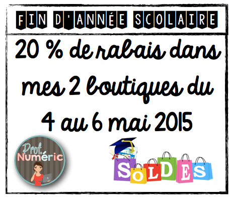 Prof Numéric: La fin de l'année scolaire arrive à grands pas