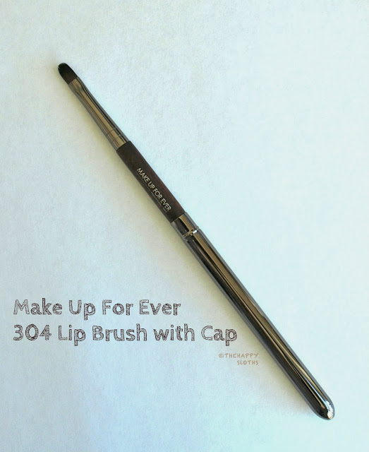 Make Up For Ever 304 Lip Brush with Cap Review The Happy Sloths