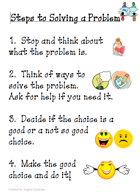 problem solving steps for preschoolers