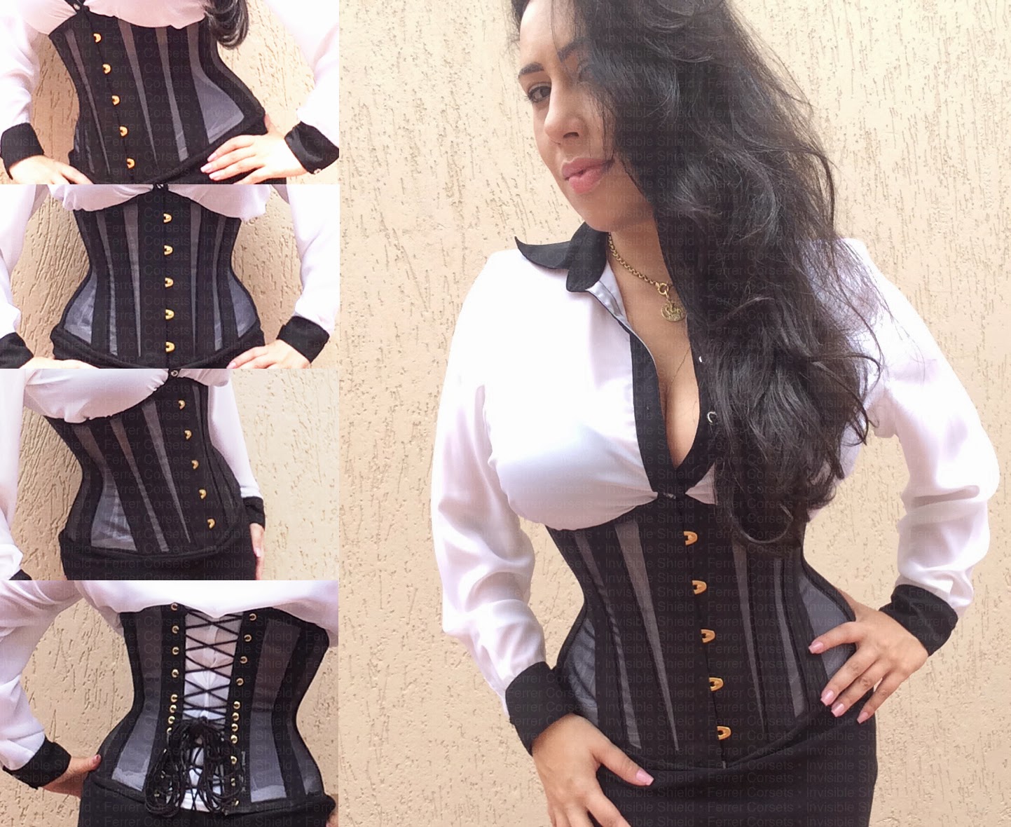 O Invisible Shield, a linha de corsets para tight lacing da Ferrer Corsets.