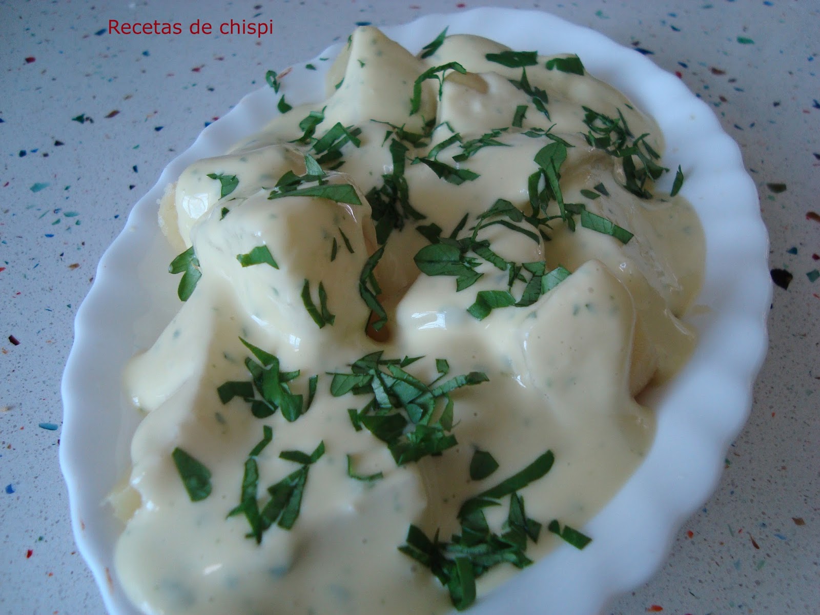 Patatas Al Alioli Con Lactonesa