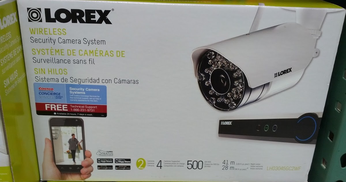 Lorex LH03045GC2WF Surveillance System and Wireless Camera Bundle Costco Weekender