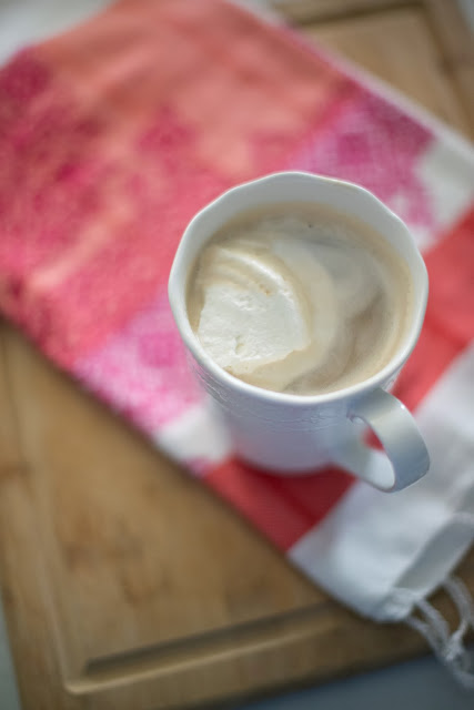 Skinny Silk Soy Milk Egg Nog Latte Recipe--only 90 calories (vegan)