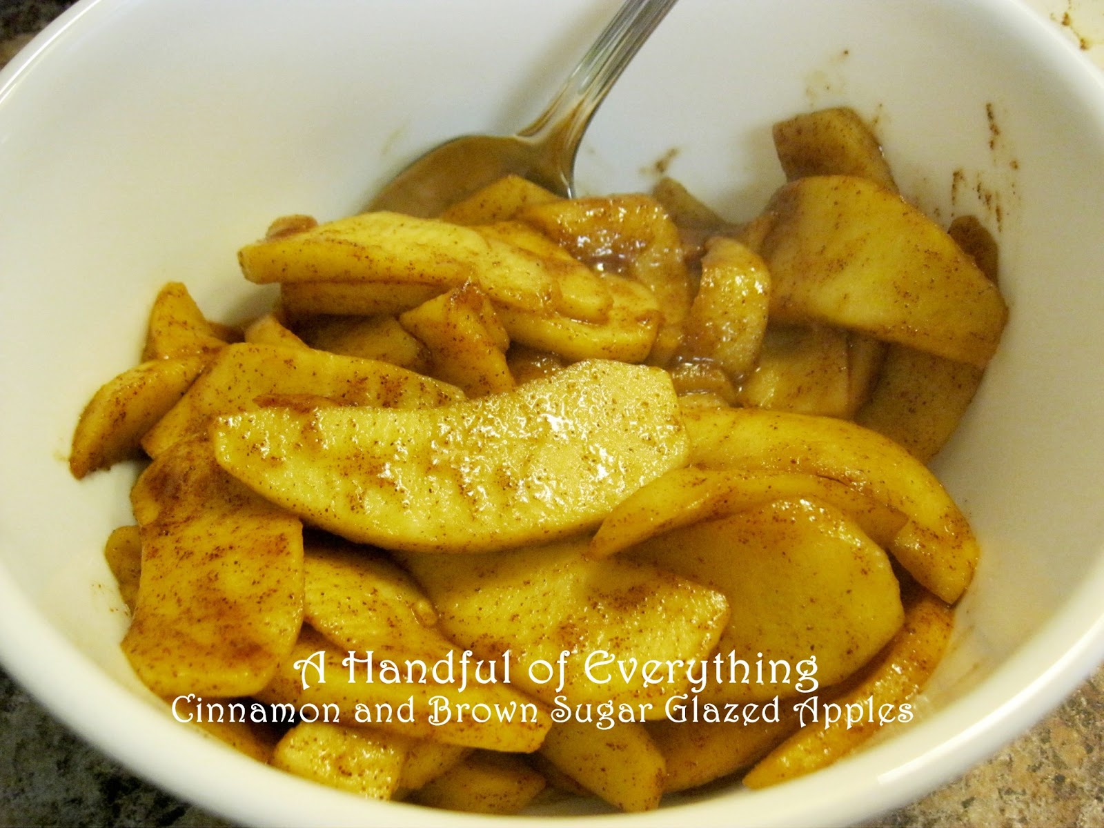 Cinnamon and Brown Sugar Glazed Apples