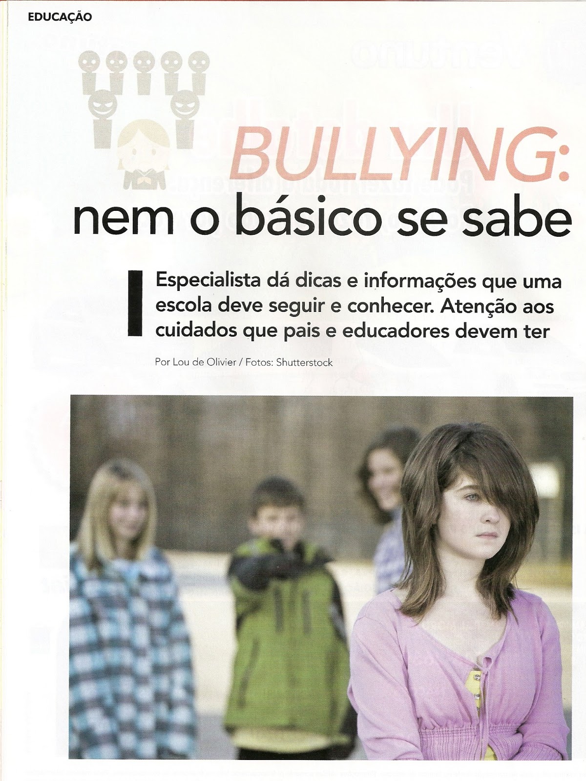 Artigos sobre bullying