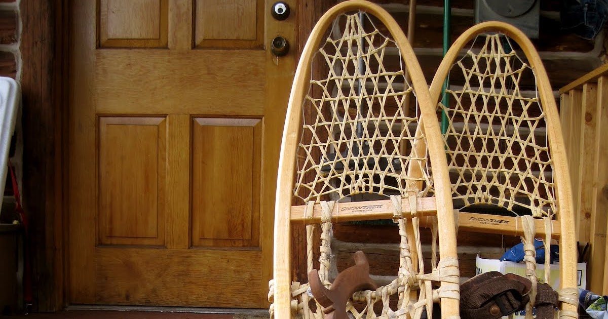 Relacing Wood and Rawhide Snowshoes