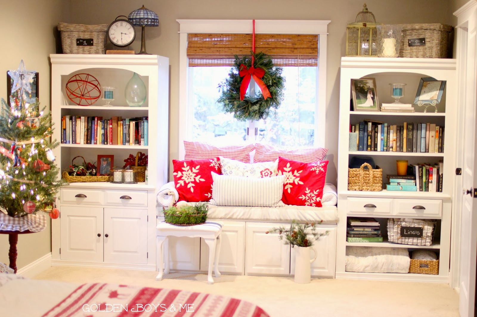 Christmas Master Bedroom Golden Boys & Me