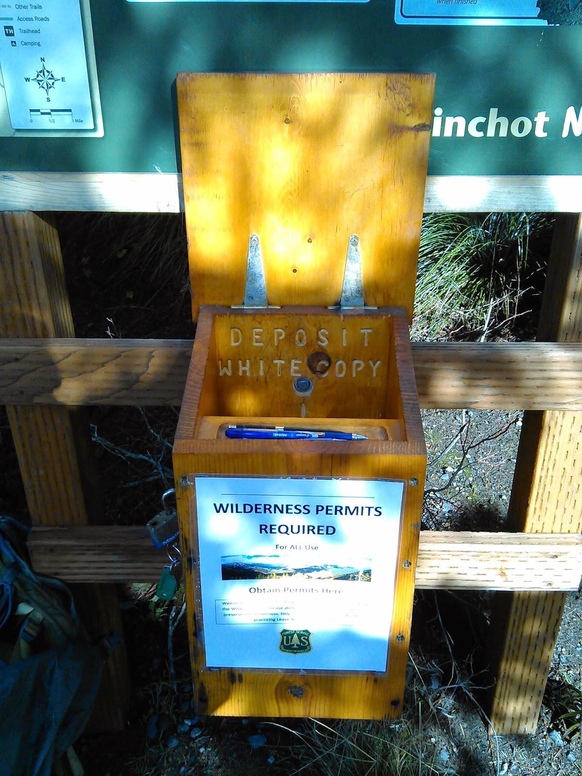 Ranger Vick GiffordPinchot National Forest Wilderness permit system