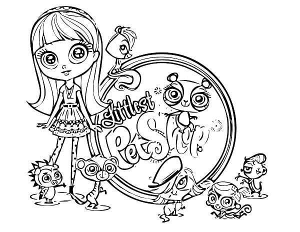 Littlest Pet Shop Coloring Pages