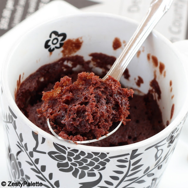 Cooks Joy Eggless Microwave Brownie (Coffee mug brownie Nutella