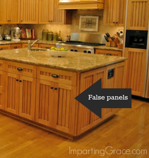 Imparting Grace Kitchen island makeover