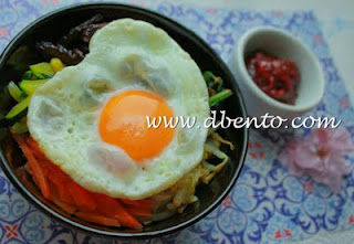 cara mudah membuat bibimbap