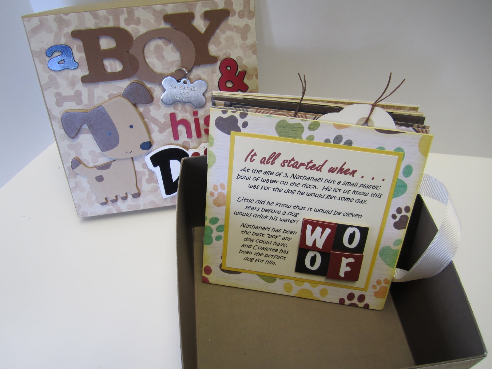 Greetings from Gail MEMORY BOX MiniAlbum class at Hobby Lobby