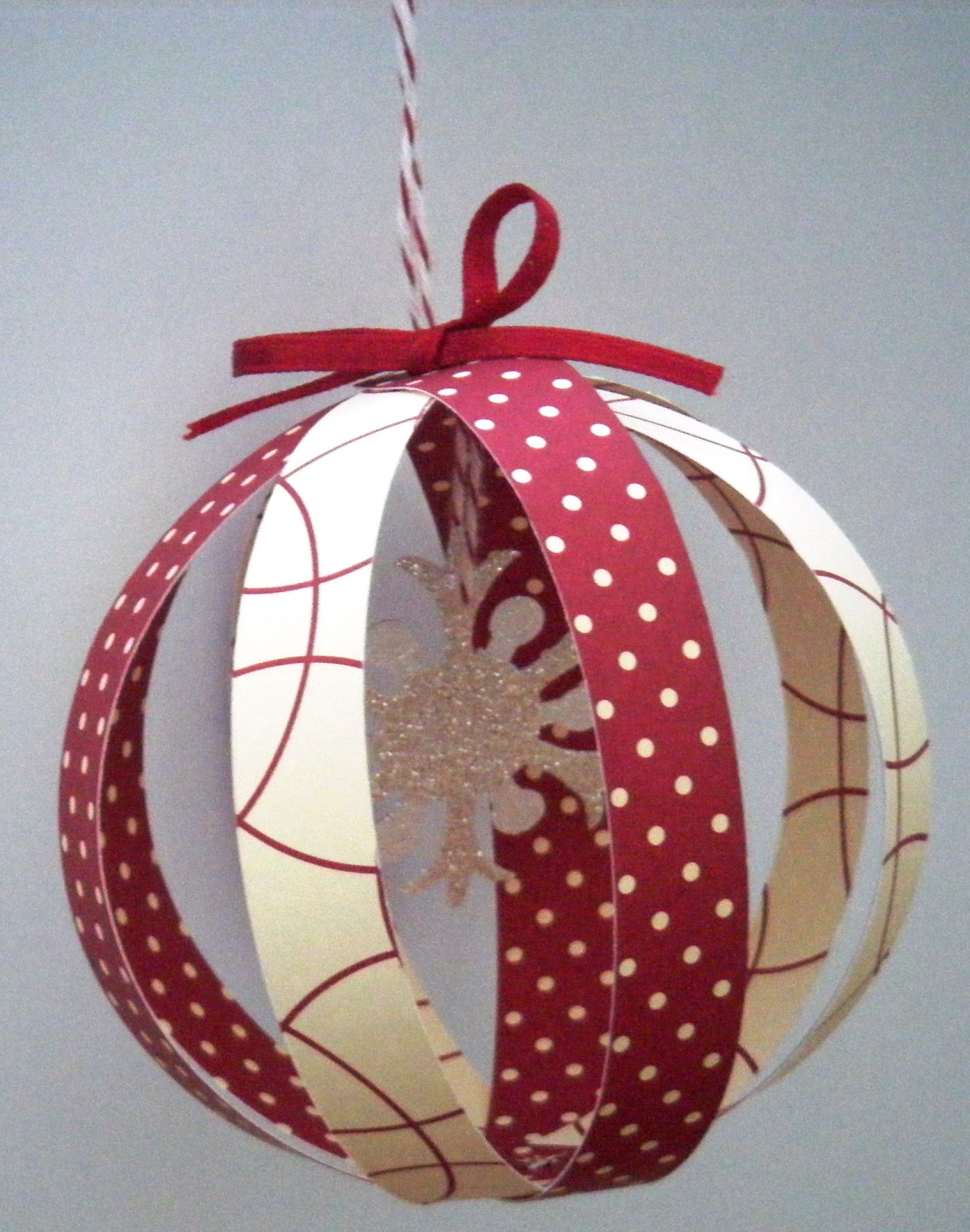 Kate's Krafts Paper Bauble