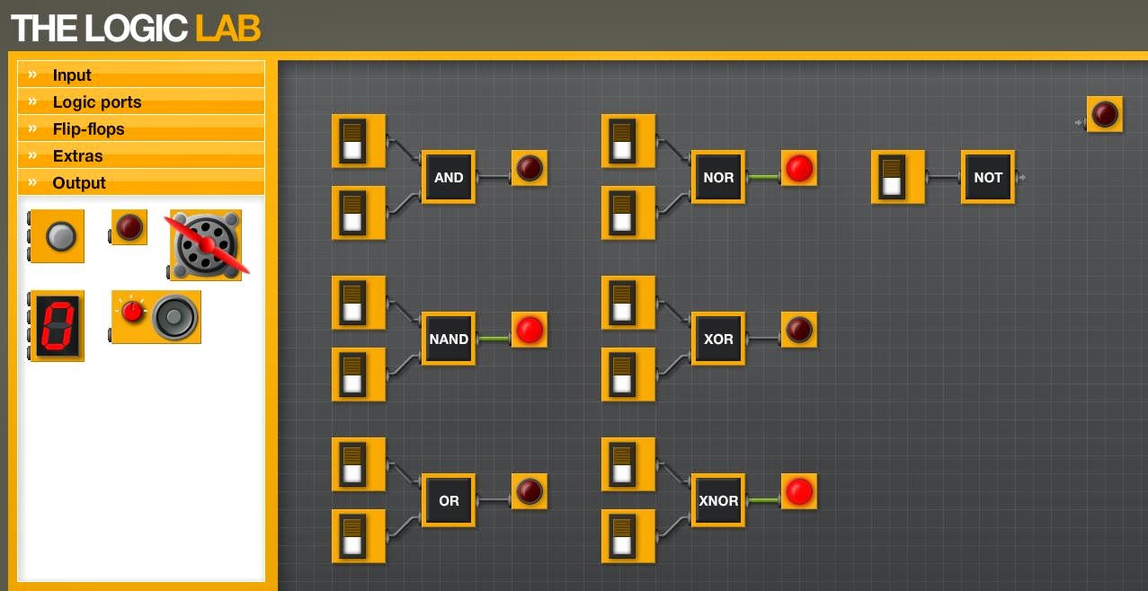 The Logic Lab Simulador de Circuitos Lógicos Online emapsit