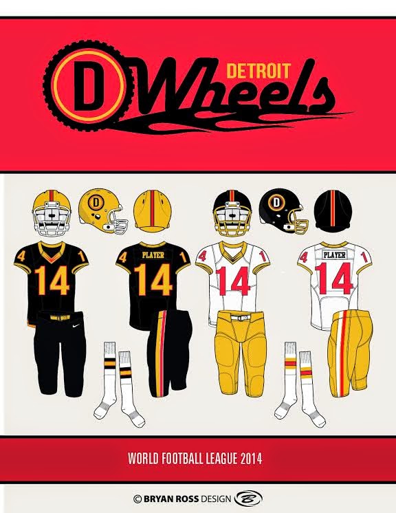 WFL Nation WFL Uniform Contest Detroit Wheels