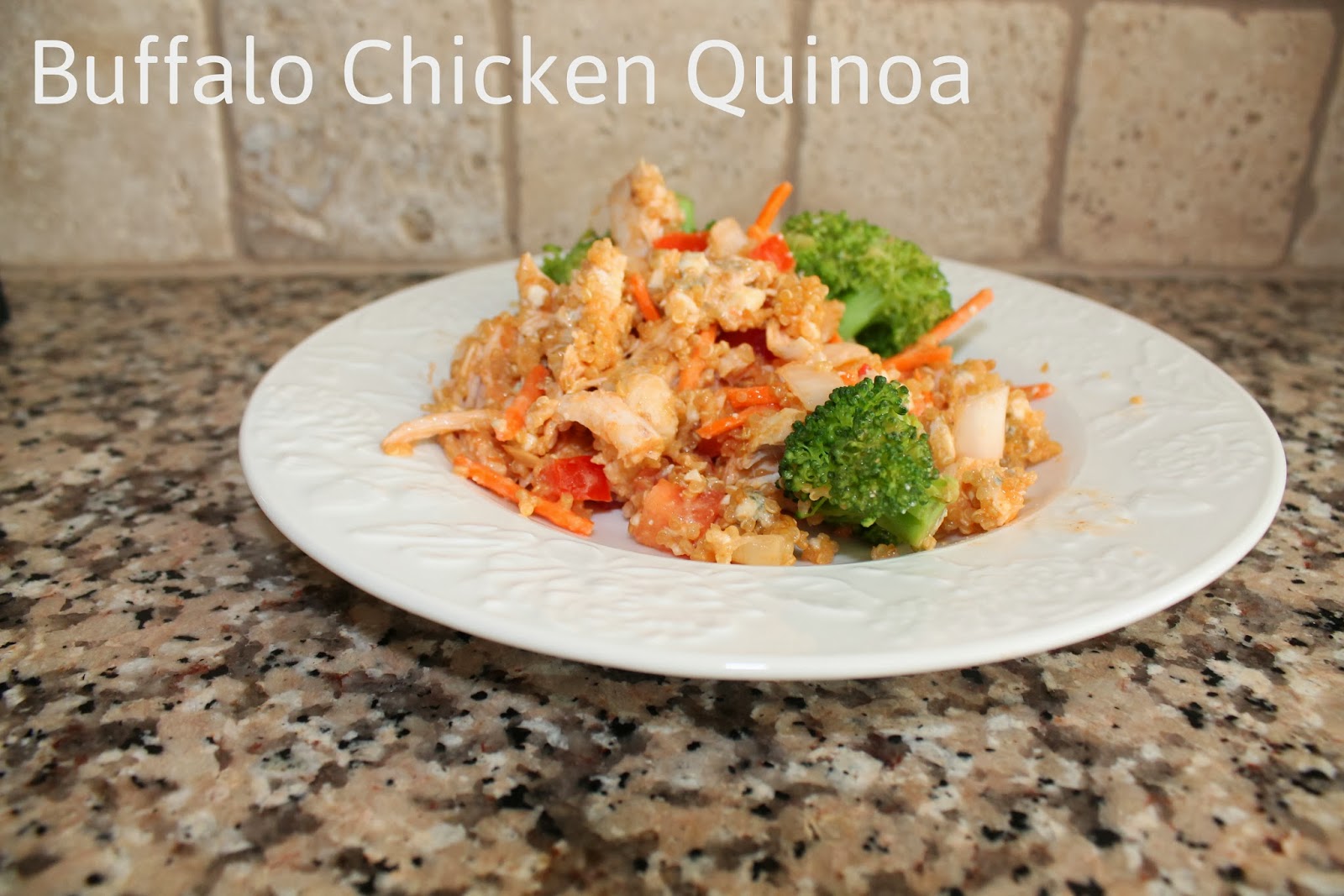 Pink and Fabulous Taste Buffalo Chicken Quinoa