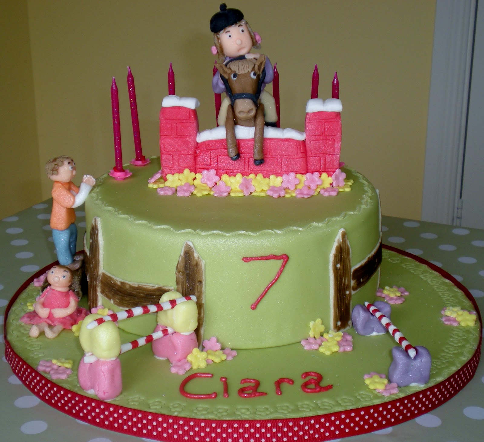 Strictly Baking Show Jumping Cake