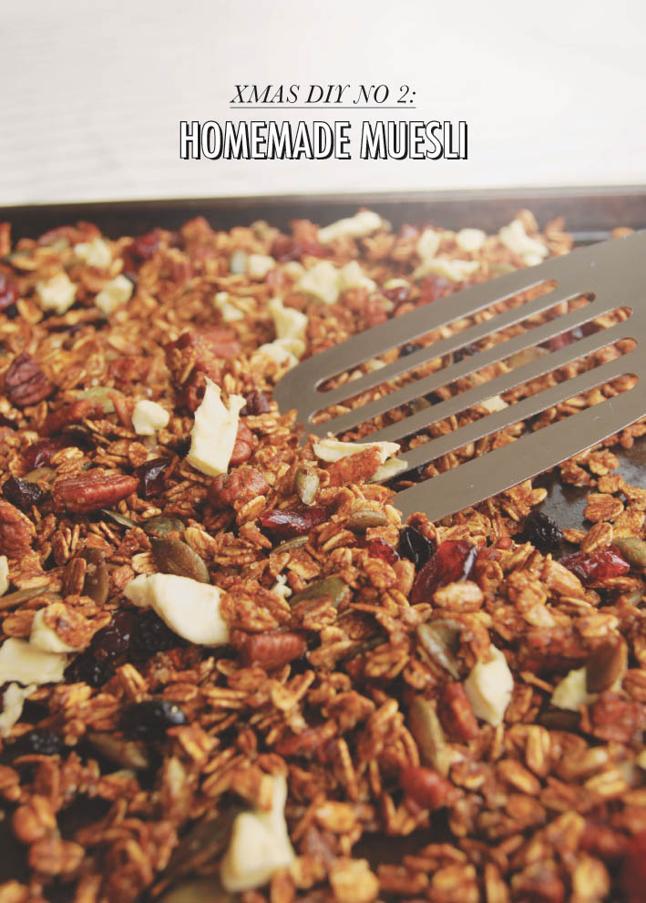 Hey Sweetie! blog xmas diy no.2 homemade muesli