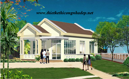 Nha+Cap+Bon+DEP nhà cấp 4 mái thái dep nhat o nong thon | vntut.com