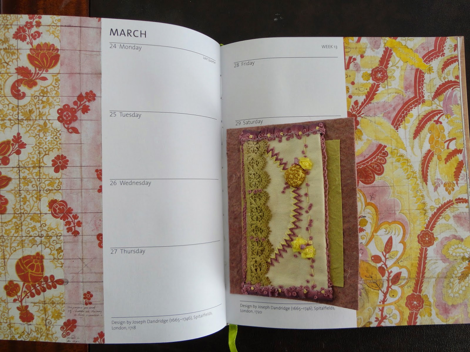 Left: Design by Joseph Dandridge {1665-1746} Spitfields, London,1718. Right: Design by Joseph Dandridge {1665-1746} Spitfields, London, 1720