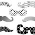 Mostachos con Texturas para Photo Booth para Imprimir Gratis. 