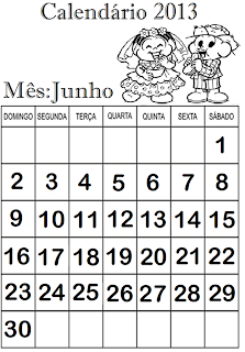 CALENDÁRIOS PARA CADERNO 2013. TURMA DA MÔNICA | " Cantinho do CALENDÁRIOS PARA CADERNO 2013. TURMA DA MÔNICA | " Cantinho do