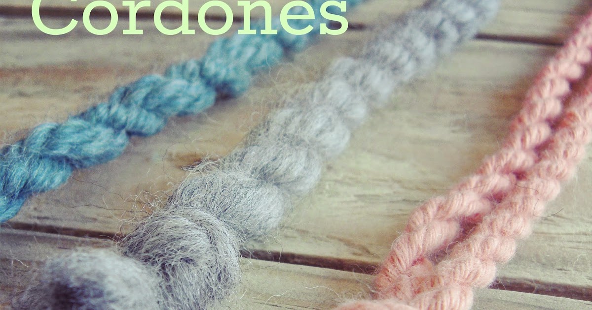 Knit it yourself: ¿Cómo hacer cordones? Para usar de cinturón, adorno