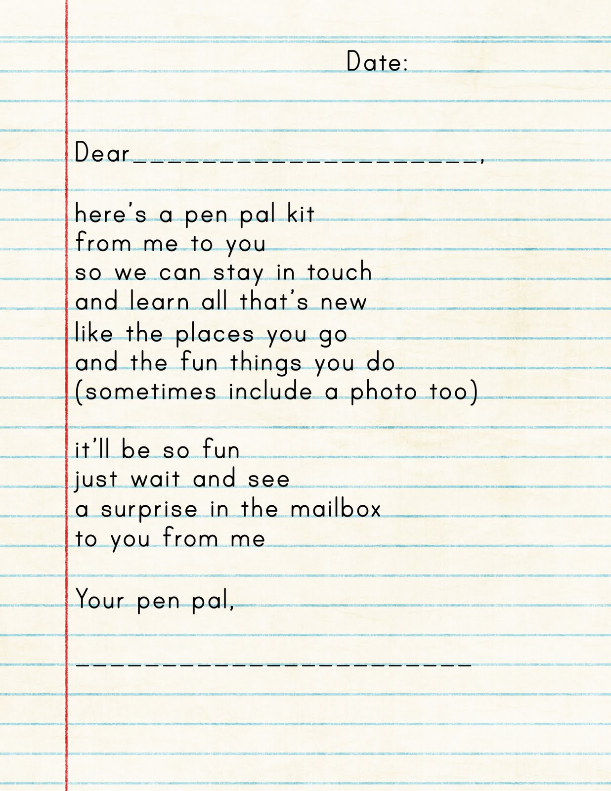 Adult Penpal 12