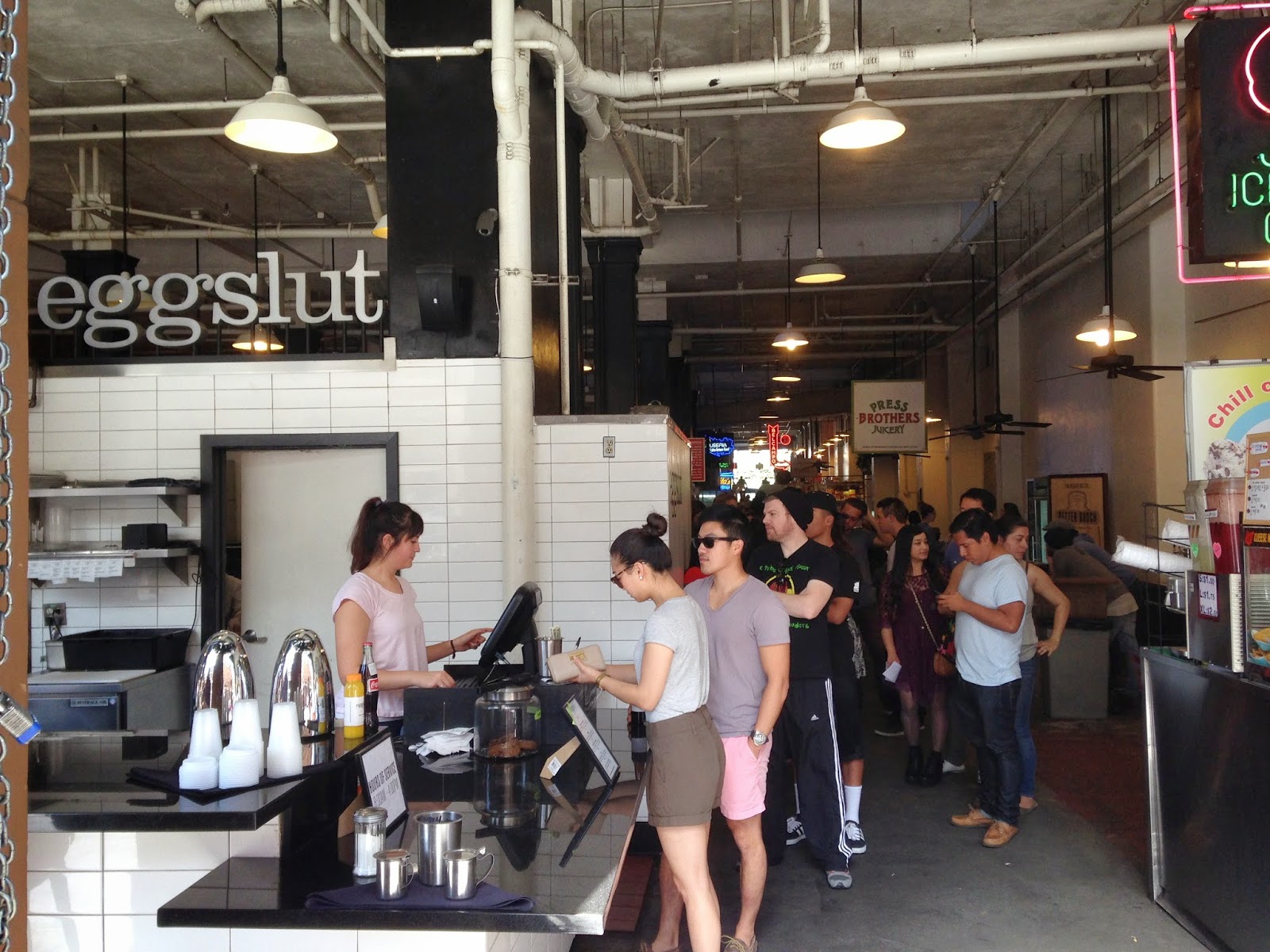 Grand Central Market, Eggslut & The Better Booch Bar Fashion