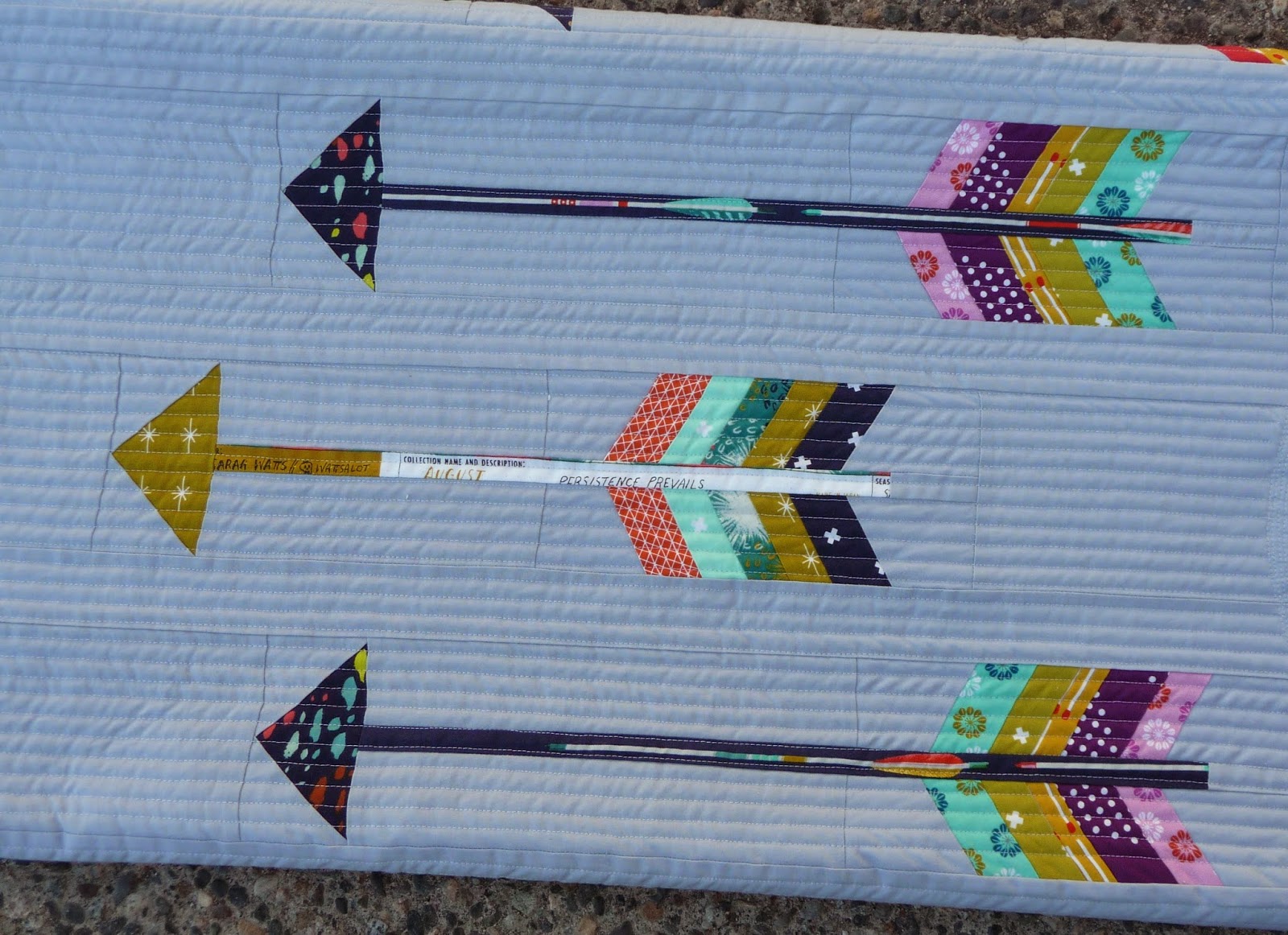 Grace and Favour A FINISHED ARROW QUILT