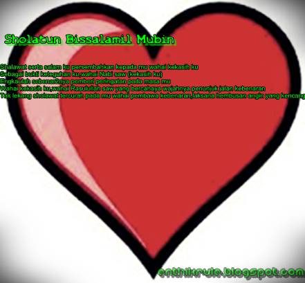 Sekedar sharing sob lagu "sholatun Bissalamil Mubin" selain kita