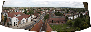 View of Rainham Kent from Church tower - looking towards Sittingbourne View of Rainham Kent from Church tower - looking towards Sittingbourne