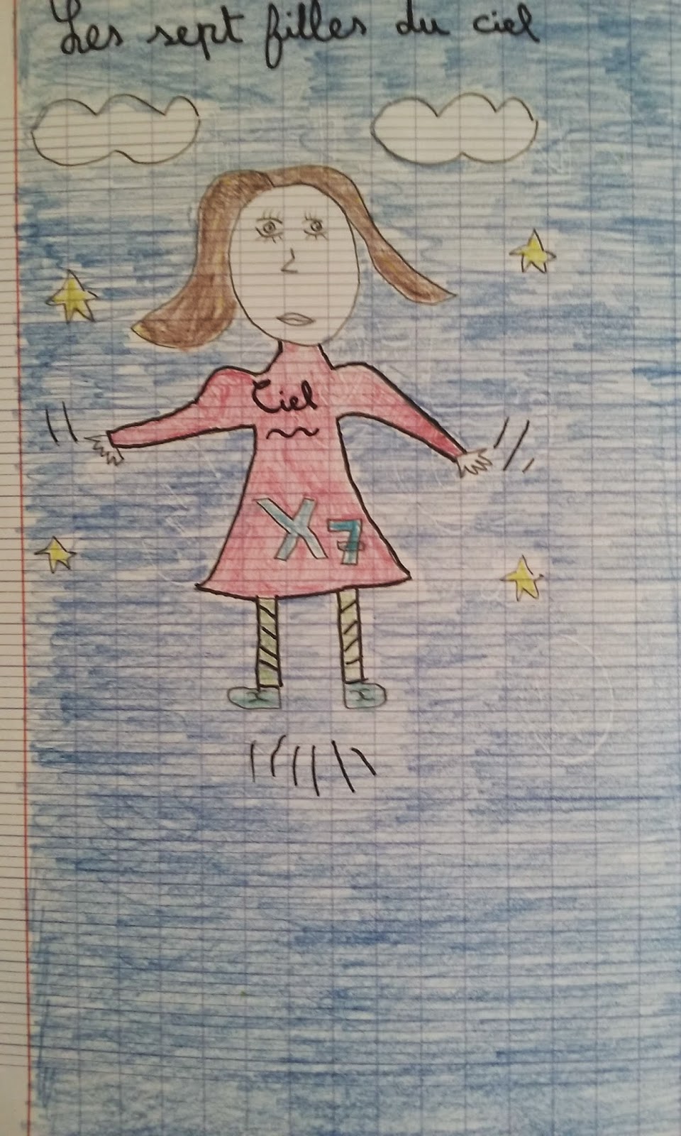 Classe de CM2. École Saint Louis des Français. Poésie. Les sept filles