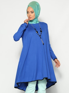 Baju tunic model terbaru busana muslim modis masa kini