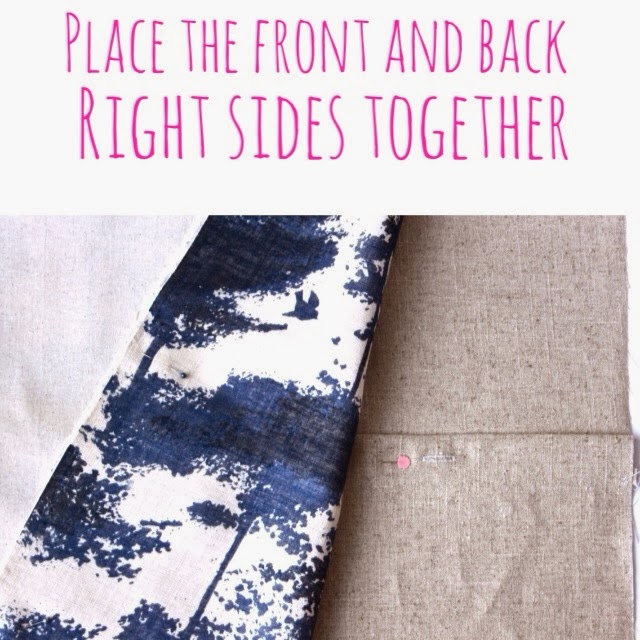 Stephanie Deaves Tutorial Cushion cover with buttons