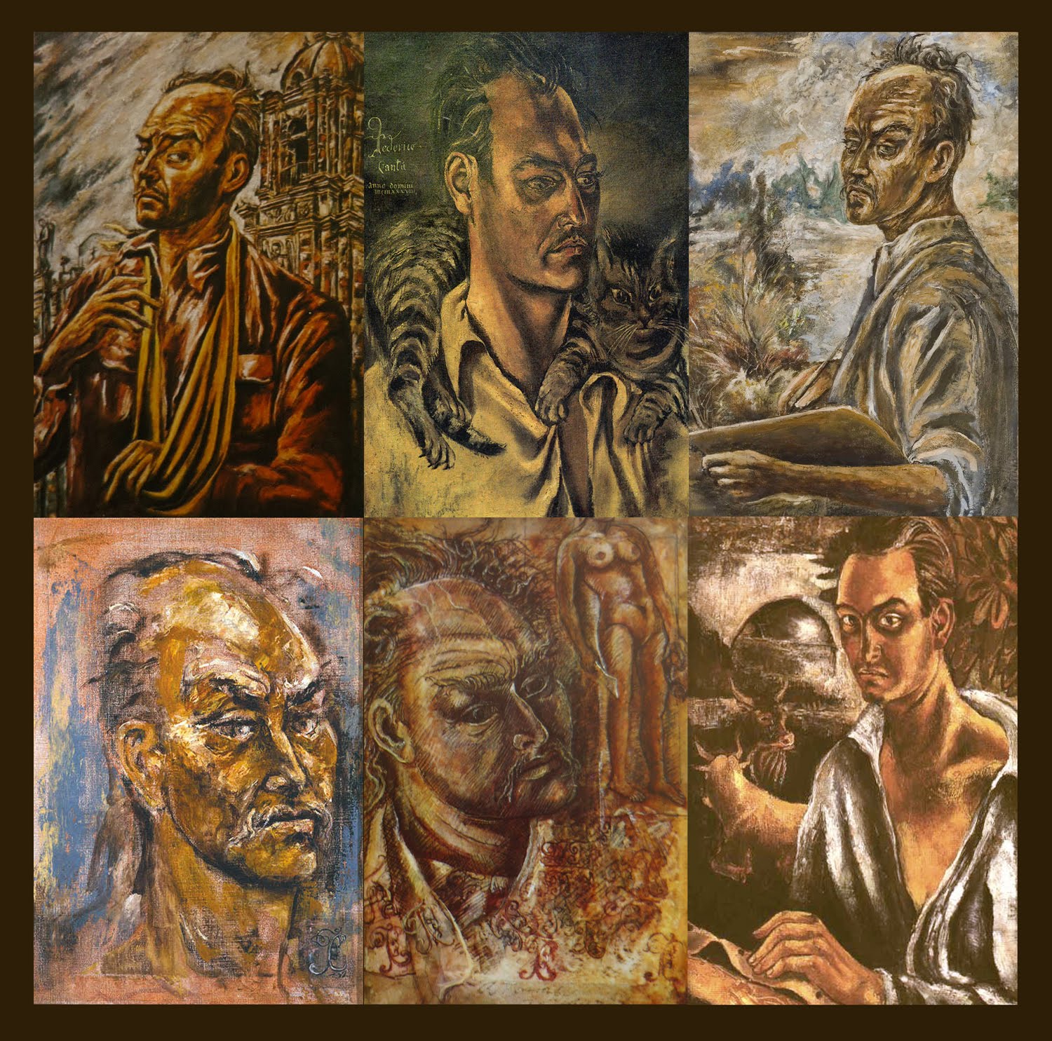 CANTU ART FEDERICO CANTÚ 19071989 Autorretratos Federico Cantu