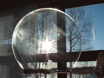 The results look like something out of a fairy tale. - Blowing Bubbles In The Cold Seems Impossible...But The Results Are Incredible The results look like something out of a fairy tale. - Blowing Bubbles In The Cold Seems Impossible...But The Results Are Incredible