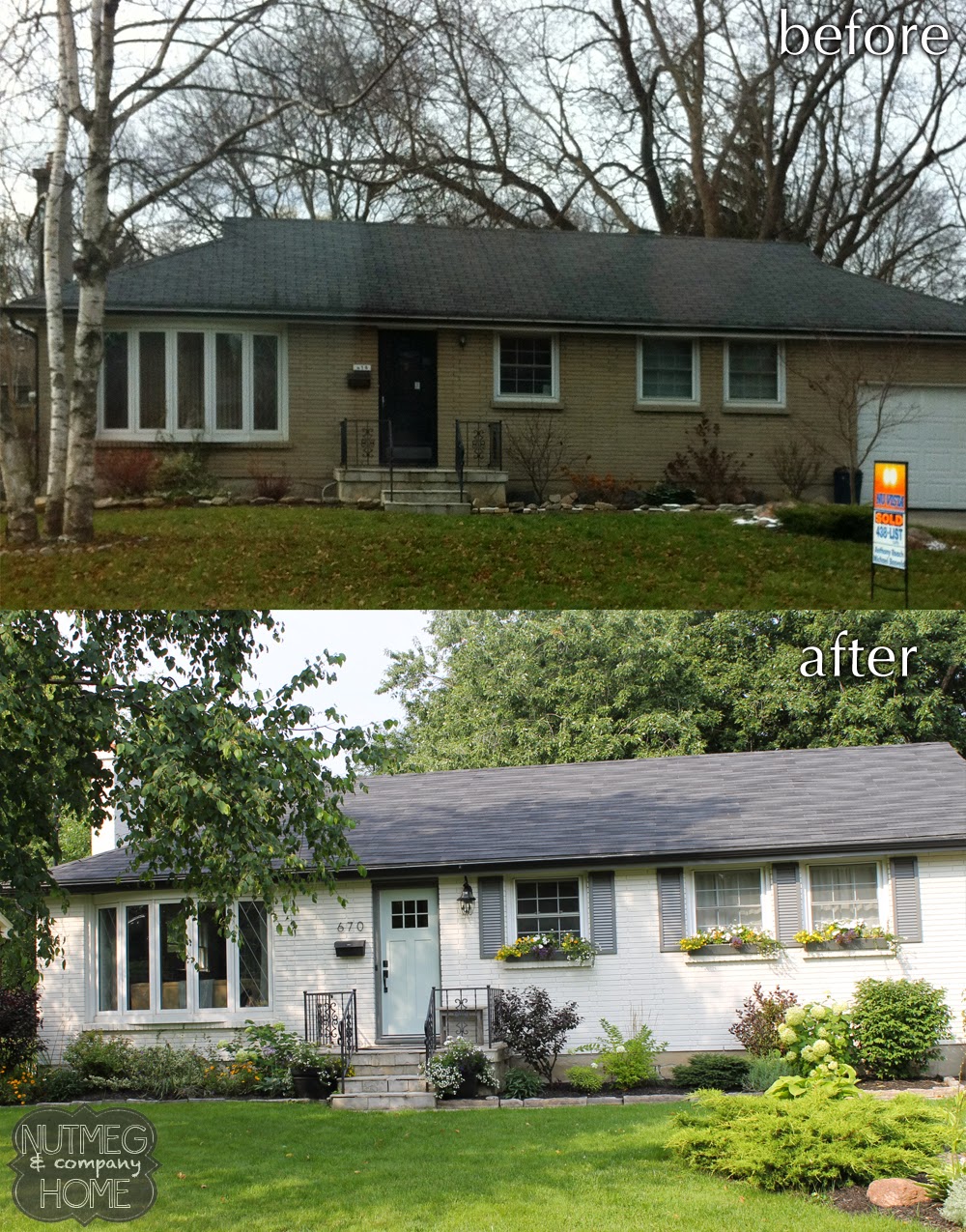 nutmeg company home before after curb appeal