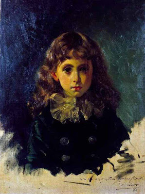 Niña de frente Emilio Sala Francés, Pintor Valenciano, Pintura Valenciana, Pintores españoles, Pintura española,