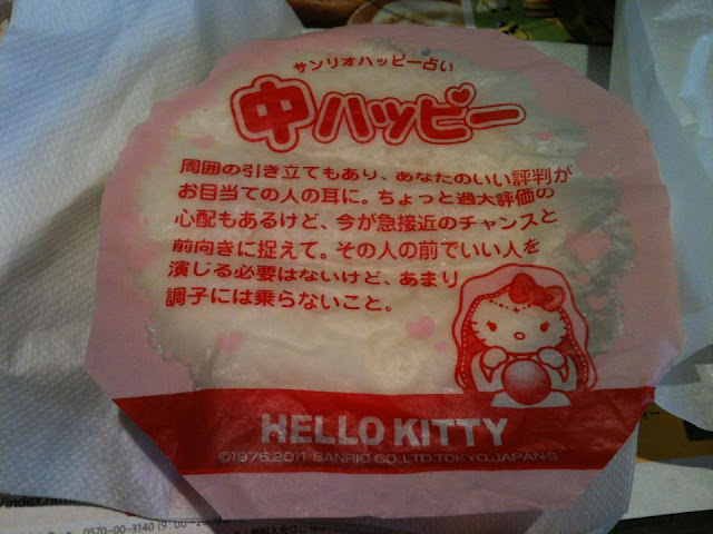 Hello Kitty custard buns in japan