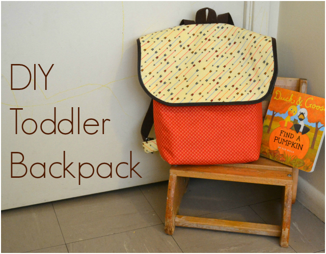 DIY Toddler Backpack - Heather Handmade