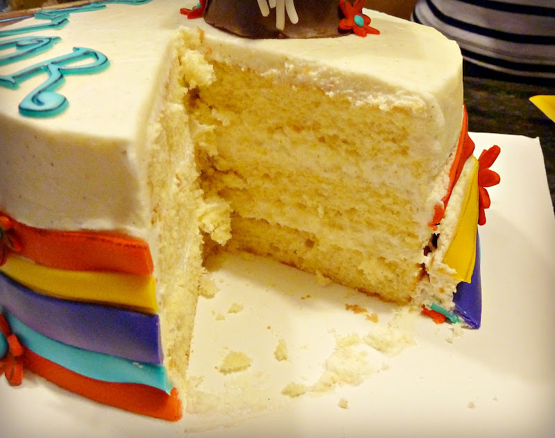 Dawn's Divine Delights Vanilla Cake with Vanilla Bean Buttercream