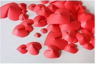 Draw Different Size Heart Shapes On A Color Paper And Cut Out Each Shape From The Apply Glue Upper Curved Tips Fix Them Together So Draw Different Size Heart Shapes On A Color Paper And Cut Out Each Shape From The Apply Glue Upper Curved Tips Fix Them Together So